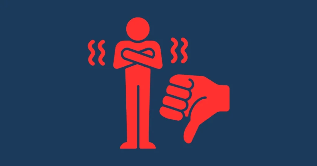 他社の悪口ばかり言ってくる