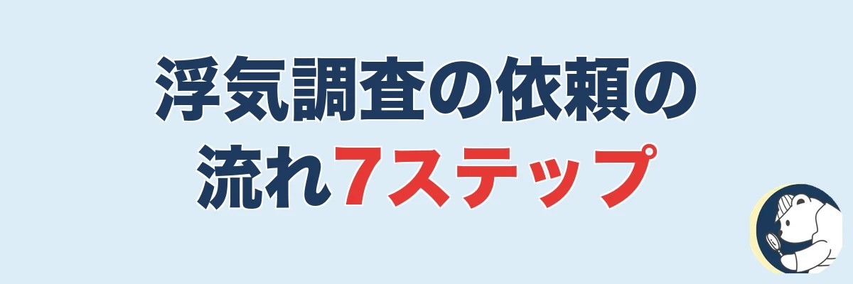 浮気調査の依頼の流れ7ステップ|相談から報告書まで|うわちょん